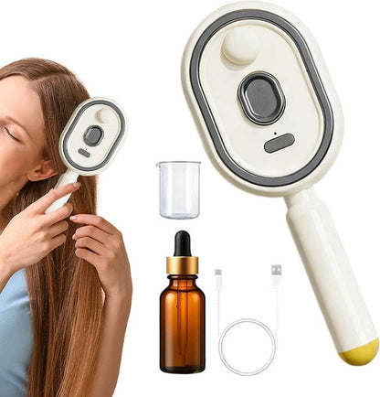 4-in-1 Hair Growth Mist Comb – Massage, Detangle & Nourish